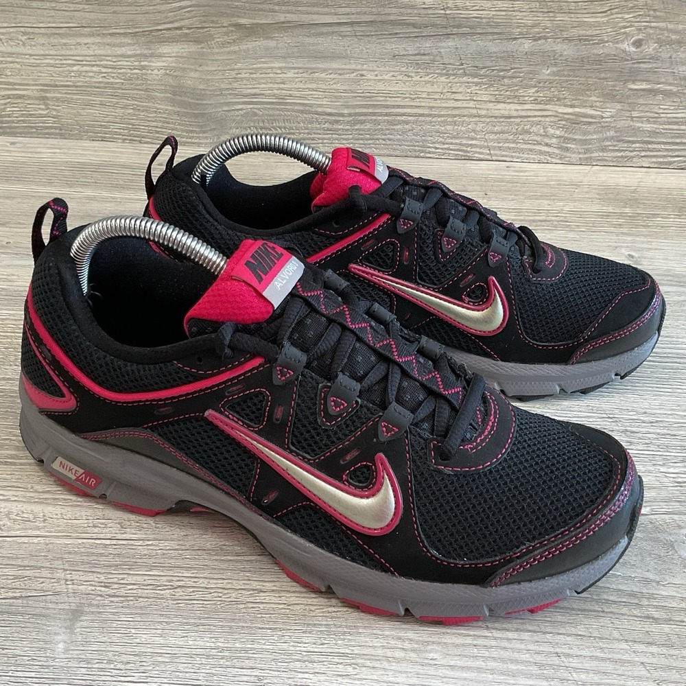 Nike Air Alvord Shoes Womens Athletic Low Sneakers 443847-001 Size 10 Black Pink